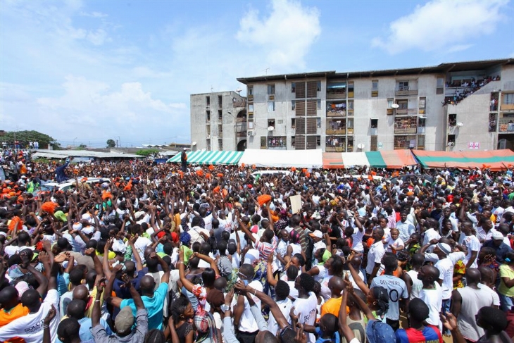 ADO depuis Duekoué et Man, hier : 